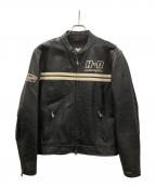 HARLEY-DAVIDSONハーレーダビッドソン）の古着「ライダースジャケット」｜ブラック