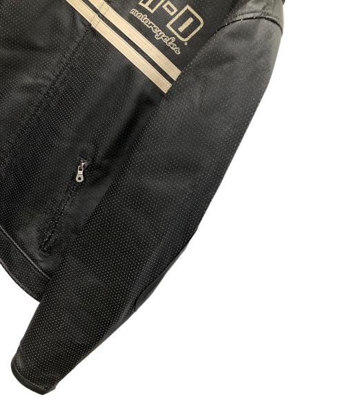 HARLEY-DAVIDSON（ハーレーダビッドソン）HARLEY-DAVIDSON (ハーレーダビッドソン) ライダースジャケット ブラック サイズ:Mの古着・服飾アイテム