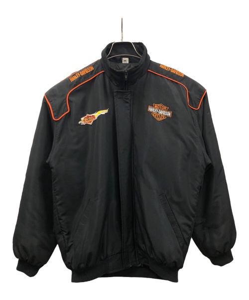 HARLEY-DAVIDSON（ハーレーダビッドソン）HARLEY-DAVIDSON (ハーレーダビッドソン) 中綿ジャケット ブラック サイズ:Mの古着・服飾アイテム