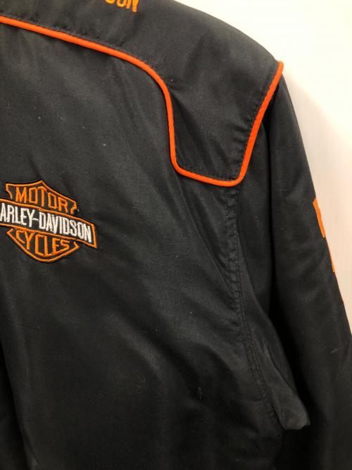 HARLEY-DAVIDSON（ハーレーダビッドソン）HARLEY-DAVIDSON (ハーレーダビッドソン) 中綿ジャケット ブラック サイズ:Mの古着・服飾アイテム