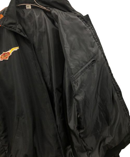 HARLEY-DAVIDSON（ハーレーダビッドソン）HARLEY-DAVIDSON (ハーレーダビッドソン) 中綿ジャケット ブラック サイズ:Mの古着・服飾アイテム