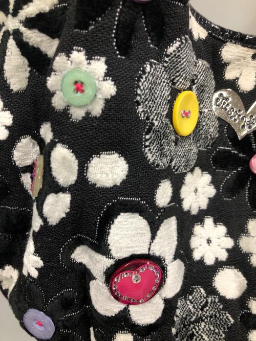 Think Bee!（シンクビー!）Think Bee! (シンクビー!) トートバッグ ブラック×ホワイト サイズ:実寸サイズにてご確認下さい。の古着・服飾アイテム