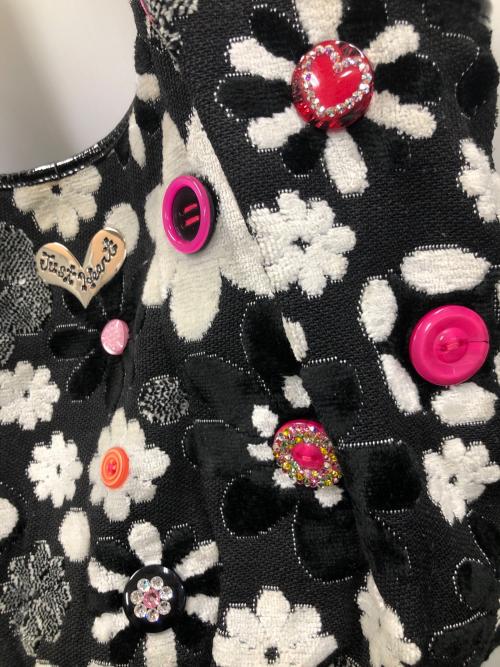 Think Bee!（シンクビー!）Think Bee! (シンクビー!) トートバッグ ブラック×ホワイト サイズ:実寸サイズにてご確認下さい。の古着・服飾アイテム