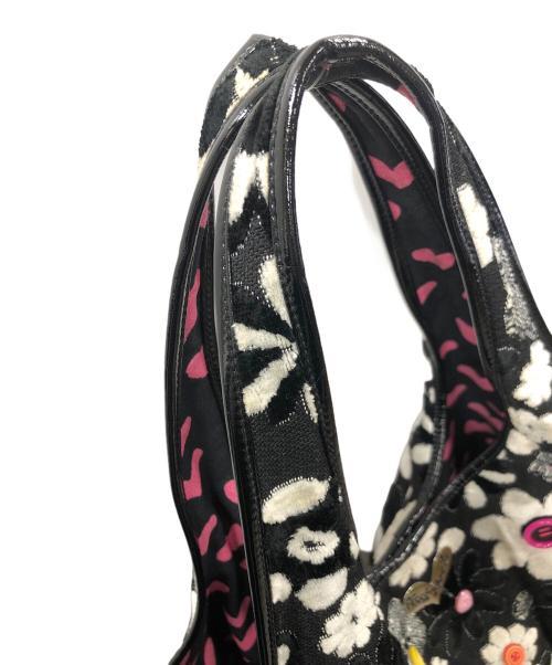 Think Bee!（シンクビー!）Think Bee! (シンクビー!) トートバッグ ブラック×ホワイト サイズ:実寸サイズにてご確認下さい。の古着・服飾アイテム