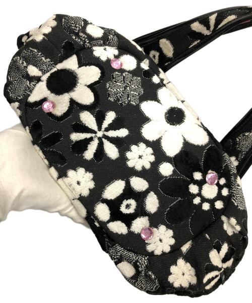 Think Bee!（シンクビー!）Think Bee! (シンクビー!) トートバッグ ブラック×ホワイト サイズ:実寸サイズにてご確認下さい。の古着・服飾アイテム