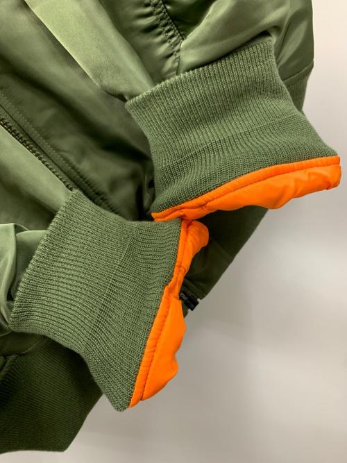 ALPHA INDUSTRIES（アルファインダストリーズ）ALPHA INDUSTRIES (アルファインダストリーズ) MA-1ジャケット グリーン サイズ:Mの古着・服飾アイテム