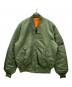 ALPHA INDUSTRIES（アルファインダストリーズ）の古着「MA-1ジャケット」｜グリーン