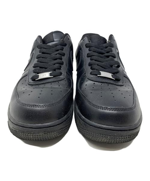 NIKE（ナイキ）NIKE (ナイキ) ローカットスニーカー AIR FORCE1 LOW（エア フォース 1 ロー） ブラック サイズ:27cmの古着・服飾アイテム