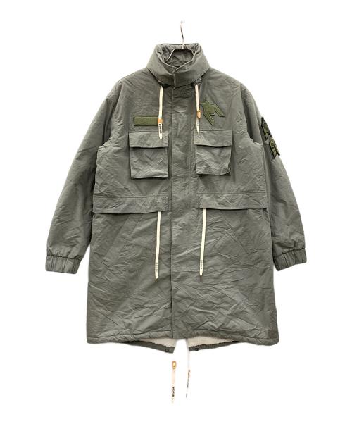 CYDERHOUSE（サイダーハウス）CYDERHOUSE (サイダーハウス) モッズコート オリーブ サイズ:Mの古着・服飾アイテム