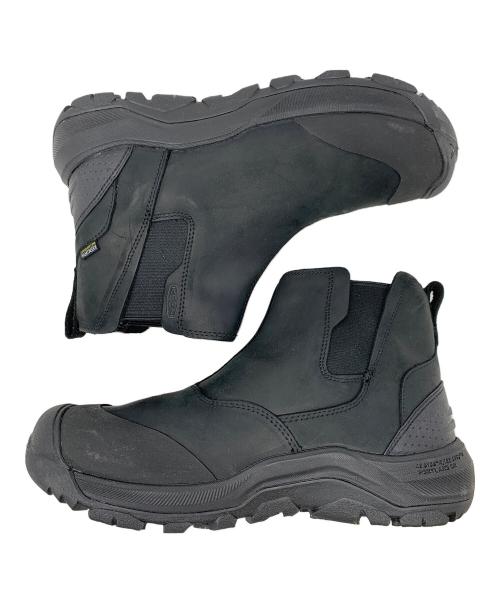 KEEN（キーン）KEEN (キーン) サイドゴアブーツ レヴェル フォー チェルシー 防水ウィンターブーツ ブラック サイズ:28.5㎝の古着・服飾アイテム