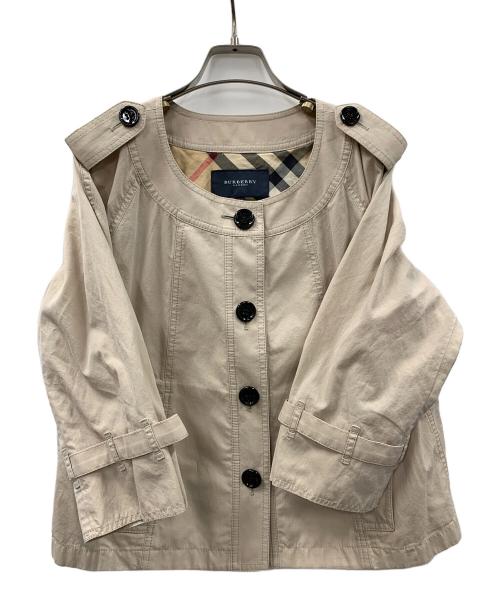 BURBERRY（バーバリー）BURBERRY (バーバリー) シャツジャケット ベージュ サイズ:44の古着・服飾アイテム