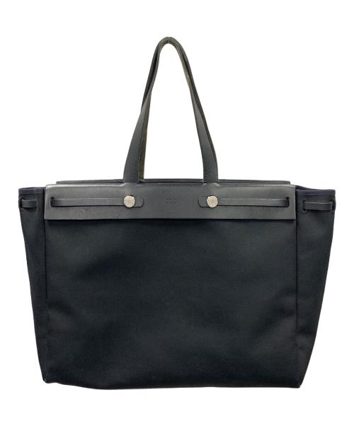 HERMES（エルメス）HERMES (エルメス) トートバッグ エールバッグカバス GM ブラック サイズ:実寸サイズにてご確認ください。の古着・服飾アイテム