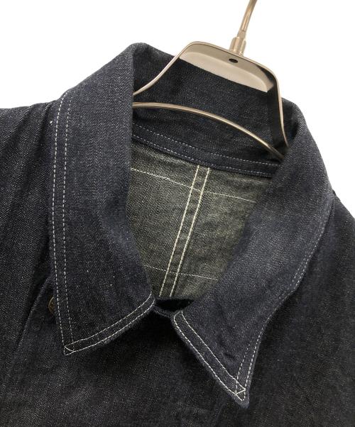 HED LIGHT（ヘッドライト）HED LIGHT デニムジャケット 9.5oz. SPECIAL WEAVE DENIM DOUBLE BREASTED COAT （ヘッドライト 9.5オンス スペシャル ウィーブ デニム ダブル ブレスト コート） サイズ:40の古着・服飾アイテム