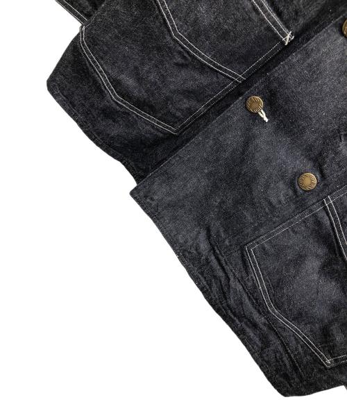 HED LIGHT（ヘッドライト）HED LIGHT デニムジャケット 9.5oz. SPECIAL WEAVE DENIM DOUBLE BREASTED COAT （ヘッドライト 9.5オンス スペシャル ウィーブ デニム ダブル ブレスト コート） サイズ:40の古着・服飾アイテム