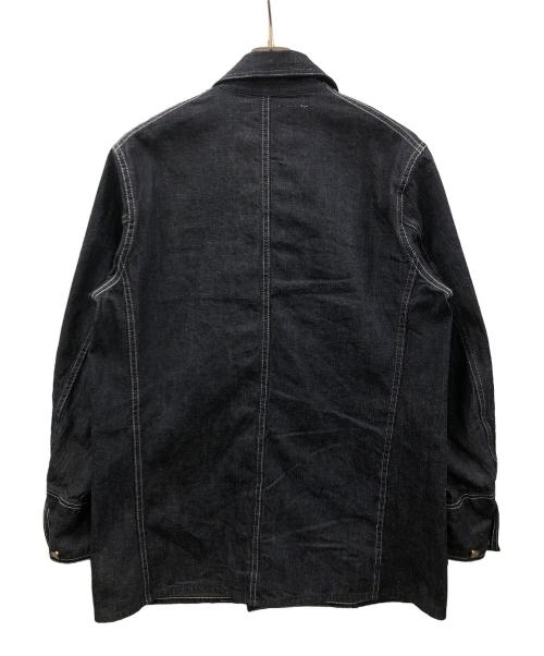 HED LIGHT（ヘッドライト）HED LIGHT デニムジャケット 9.5oz. SPECIAL WEAVE DENIM DOUBLE BREASTED COAT （ヘッドライト 9.5オンス スペシャル ウィーブ デニム ダブル ブレスト コート） サイズ:40の古着・服飾アイテム