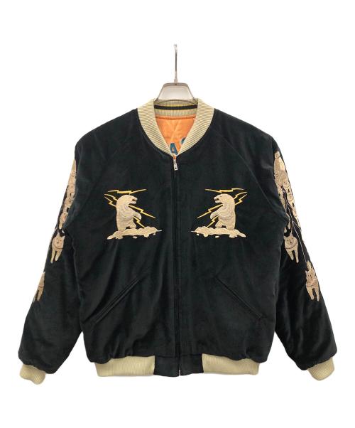 東洋エンタープライズ（トウヨウエンタープライズ）スカジャン Late 1950s Style Velveteen Souvenir Jacket “POLAR BEAR” × “ALASKA MAP”（レイト フィフティーズ スタイル ベルベティーン スーベニア ジャケット“ポーラー ベの古着・服飾アイテム