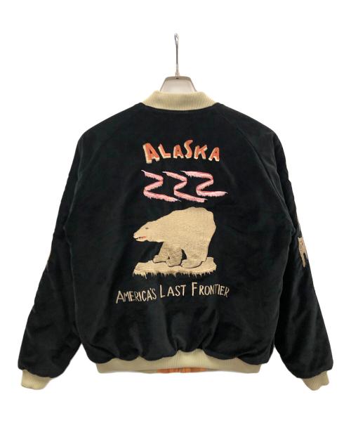 東洋エンタープライズ（トウヨウエンタープライズ）スカジャン Late 1950s Style Velveteen Souvenir Jacket “POLAR BEAR” × “ALASKA MAP”（レイト フィフティーズ スタイル ベルベティーン スーベニア ジャケット“ポーラー ベの古着・服飾アイテム