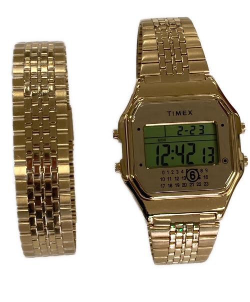TIMEX（タイメックス）TIMEX (タイメックス) MM6 Maison Margiela (エムエムシックスメゾンマルジェラ) デジタルウォッチ・ブレスレットセット サイズ:実寸サイズにてご確認ください。の古着・服飾アイテム