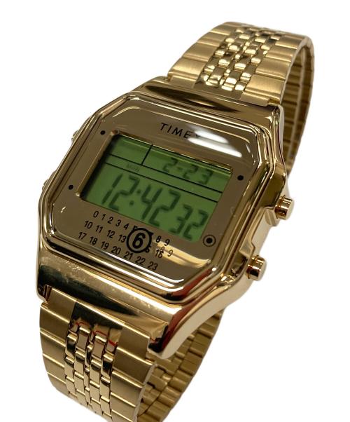 TIMEX（タイメックス）TIMEX (タイメックス) MM6 Maison Margiela (エムエムシックスメゾンマルジェラ) デジタルウォッチ・ブレスレットセット サイズ:実寸サイズにてご確認ください。の古着・服飾アイテム