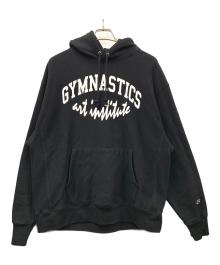 Champion REVERSE WEAVE（チャンピオン リバース ウィーブ）の古着「プルオーバーパーカー 」｜ブラック