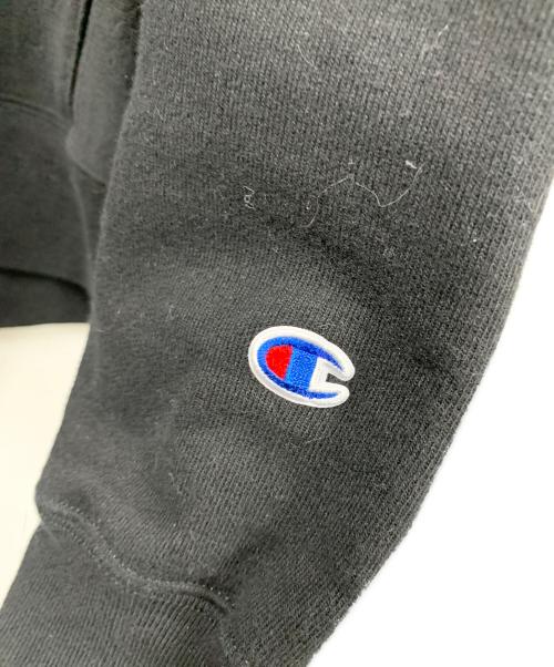 Champion REVERSE WEAVE（チャンピオン リバース ウィーブ）Champion REVERSE WEAVE (チャンピオン リバース ウィーブ) プルオーバーパーカー  ブラック サイズ:XLの古着・服飾アイテム