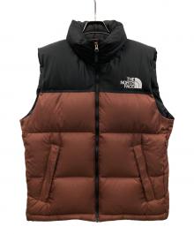 THE NORTH FACE（ザ ノース フェイス）の古着「ダウンベスト NUPTSE VEST（ヌプシ ベスト）」｜ブラウン×ブラック