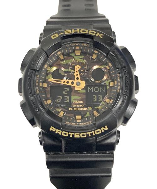 CASIO（カシオ）CASIO (カシオ) 腕時計 G-SHOCK（ジーショック） クォーツ ブラック×オリーブ サイズ:実寸サイズにご確認ください。の古着・服飾アイテム