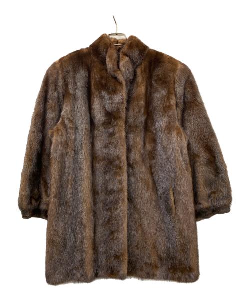 SAGA MINK（サガミンク）SAGA MINK (サガミンク) ミンクコート ブラウン サイズ:実寸サイズにてご確認ください。の古着・服飾アイテム