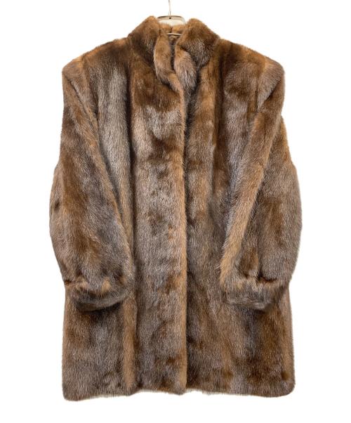 SAGA MINK（サガミンク）SAGA MINK (サガミンク) ミンクコート ブラウン サイズ:実寸サイズにてご確認ください。の古着・服飾アイテム