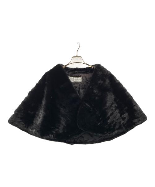 SAGA MINK（サガミンク）SAGA MINK (サガミンク) ケープ ブラック サイズ:実寸サイズにてご確認ください。の古着・服飾アイテム