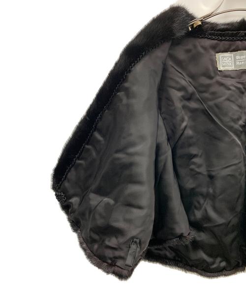 SAGA MINK（サガミンク）SAGA MINK (サガミンク) ケープ ブラック サイズ:実寸サイズにてご確認ください。の古着・服飾アイテム