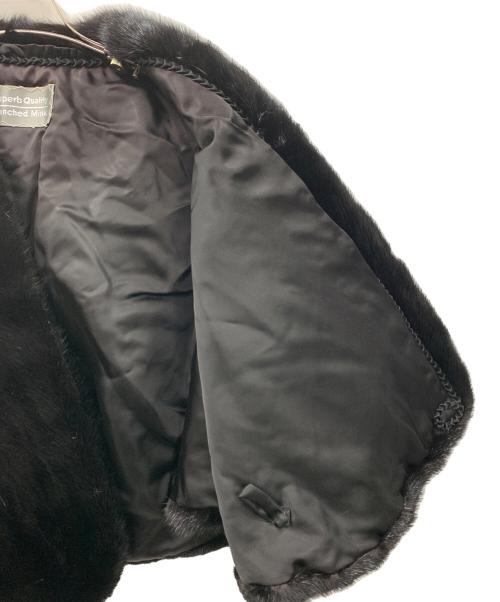 SAGA MINK（サガミンク）SAGA MINK (サガミンク) ケープ ブラック サイズ:実寸サイズにてご確認ください。の古着・服飾アイテム