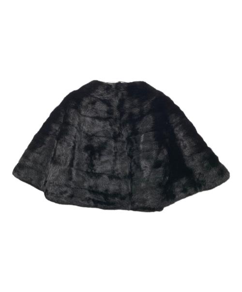 SAGA MINK（サガミンク）SAGA MINK (サガミンク) ケープ ブラック サイズ:実寸サイズにてご確認ください。の古着・服飾アイテム