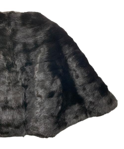 SAGA MINK（サガミンク）SAGA MINK (サガミンク) ケープ ブラック サイズ:実寸サイズにてご確認ください。の古着・服飾アイテム