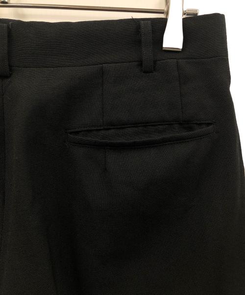 COMME des GARCONS HOMME（コムデギャルソン オム）COMME des GARCONS HOMME (コムデギャルソン オム) タック入りワイドパンツ ブラック サイズ:Mの古着・服飾アイテム