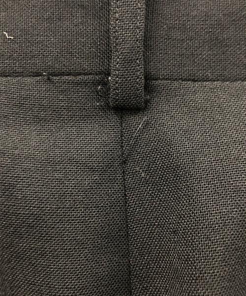 COMME des GARCONS HOMME（コムデギャルソン オム）COMME des GARCONS HOMME (コムデギャルソン オム) タック入りワイドパンツ ブラック サイズ:Mの古着・服飾アイテム