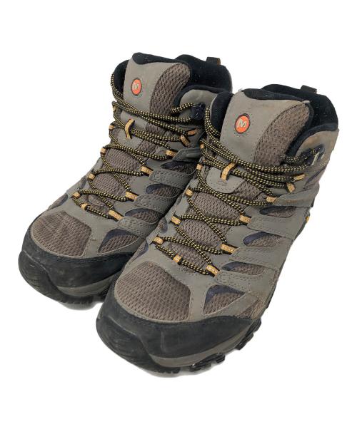 MERRELL（メレル）MERRELL (メレル) トレッキングシューズ MOAB 3 SYNTHETIC MID GORE-TEX WIDE WIDTH（モアブ 3 シンセティック ミッド ゴア-テックス ワイド ワイズ） ブラウン サイズ:CM 28の古着・服飾アイテム