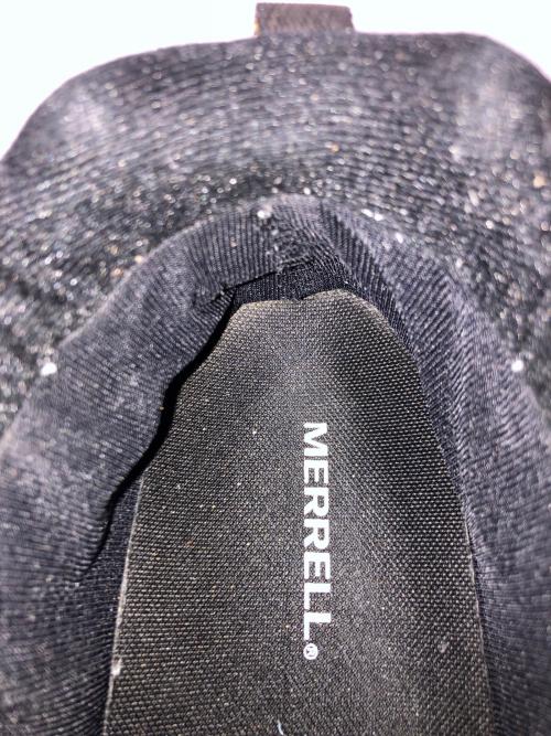 MERRELL（メレル）MERRELL (メレル) トレッキングシューズ MOAB 3 SYNTHETIC MID GORE-TEX WIDE WIDTH（モアブ 3 シンセティック ミッド ゴア-テックス ワイド ワイズ） ブラウン サイズ:CM 28の古着・服飾アイテム