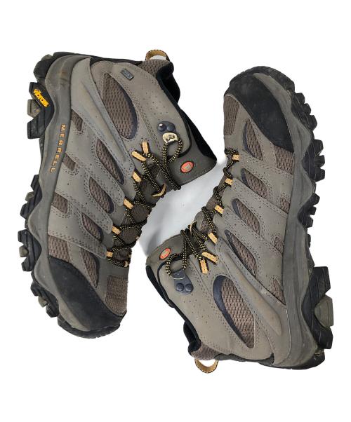 MERRELL（メレル）MERRELL (メレル) トレッキングシューズ MOAB 3 SYNTHETIC MID GORE-TEX WIDE WIDTH（モアブ 3 シンセティック ミッド ゴア-テックス ワイド ワイズ） ブラウン サイズ:CM 28の古着・服飾アイテム