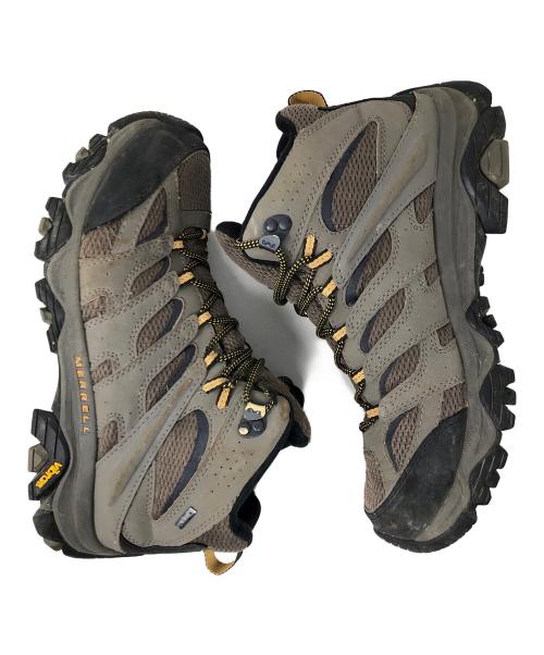 MERRELL（メレル）MERRELL (メレル) トレッキングシューズ MOAB 3 SYNTHETIC MID GORE-TEX WIDE WIDTH（モアブ 3 シンセティック ミッド ゴア-テックス ワイド ワイズ） ブラウン サイズ:CM 28の古着・服飾アイテム