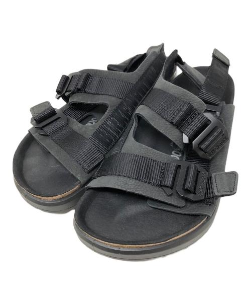 BIRKENSTOCK（ビルケンシュトック）BIRKENSTOCK (ビルケンシュトック) レザーサンダル Shinjuku（シンジュク） ブラック サイズ:280の古着・服飾アイテム