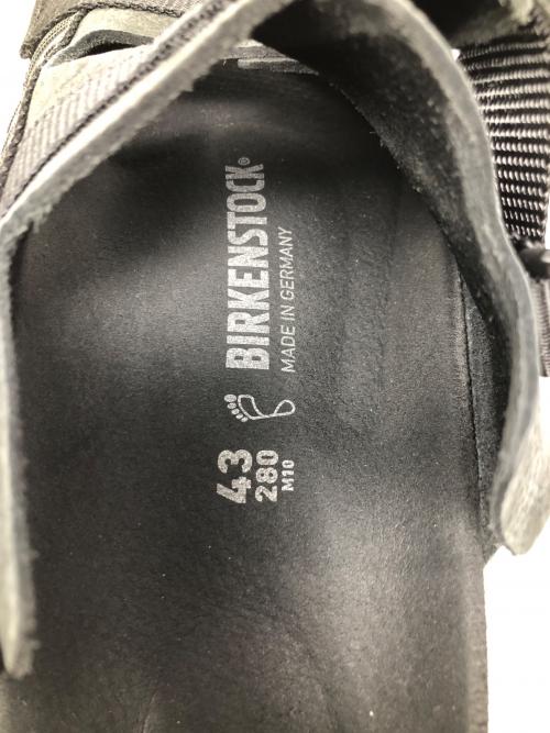 BIRKENSTOCK（ビルケンシュトック）BIRKENSTOCK (ビルケンシュトック) レザーサンダル Shinjuku（シンジュク） ブラック サイズ:280の古着・服飾アイテム