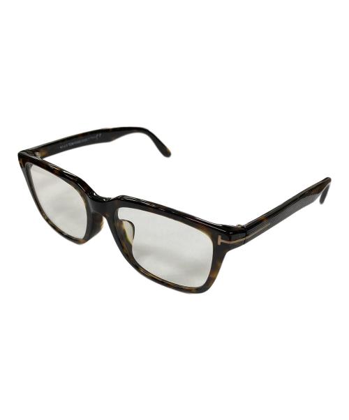 TOM FORD（トムフォード）TOM FORD (トムフォード) 伊達眼鏡 メガネ ダークブラウン サイズ:56□19 150の古着・服飾アイテム
