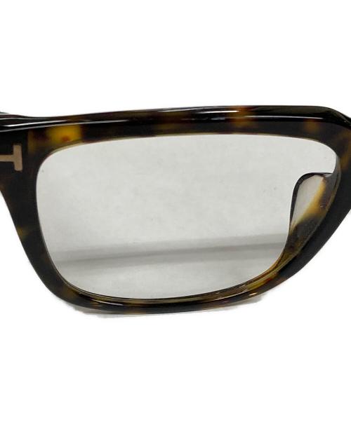TOM FORD（トムフォード）TOM FORD (トムフォード) 伊達眼鏡 メガネ ダークブラウン サイズ:56□19 150の古着・服飾アイテム