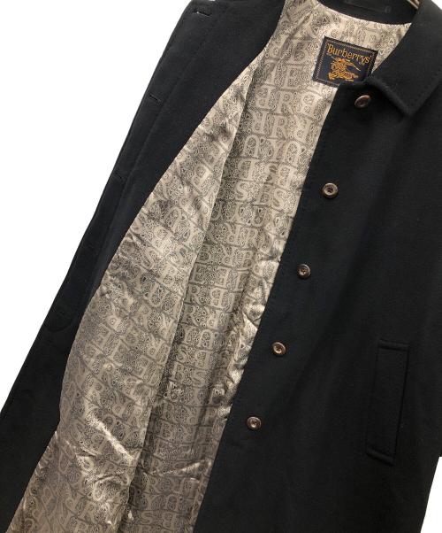 BURBERRY（バーバリー）BURBERRY (バーバリー) ステンカラーコート ロングコート ブラック サイズ:9ARの古着・服飾アイテム
