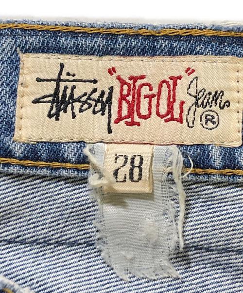 stussy（ステューシー）stussy (ステューシー) デニムハーフパンツ BIG OL JEANS インディゴ サイズ:28の古着・服飾アイテム