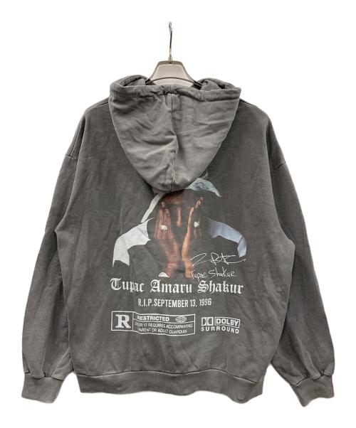 HEATHER VIDEO SHOP（ヘザービデオショップ）HEATHER VIDEO SHOP (ヘザービデオショップ) プルオーバーパーカー グレー サイズ:実寸サイズにてご確認ください。の古着・服飾アイテム