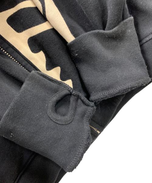 VANSON（バンソン）VANSON (バンソン) ジップパーカー スカル ブラック サイズ:Mの古着・服飾アイテム