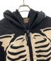 VANSON (バンソン) ジップパーカー スカル ブラック サイズ:M：10000円