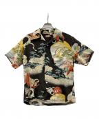 SUN SURF TOYOサンサーフトーヨー）の古着「アロハシャツ」｜ブラック